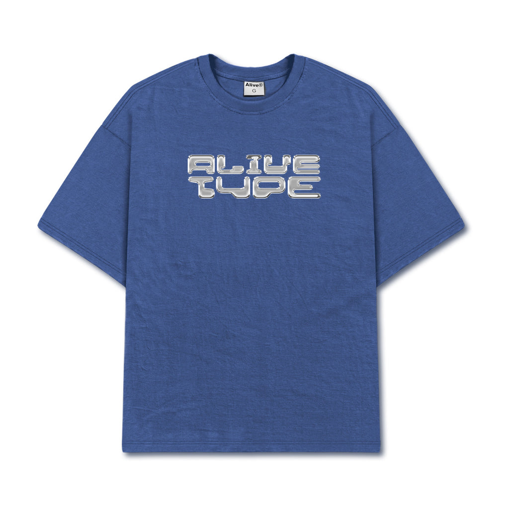 Camiseta Alive Clássica Type Azul