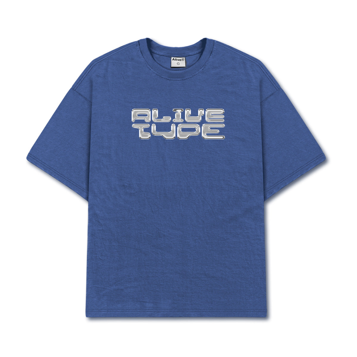 Camiseta Alive Clássica Type Azul
