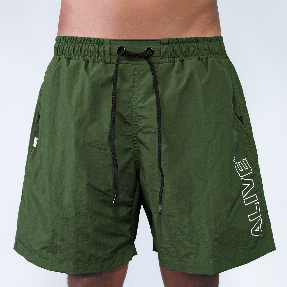 Short Alive Big Logo Verde