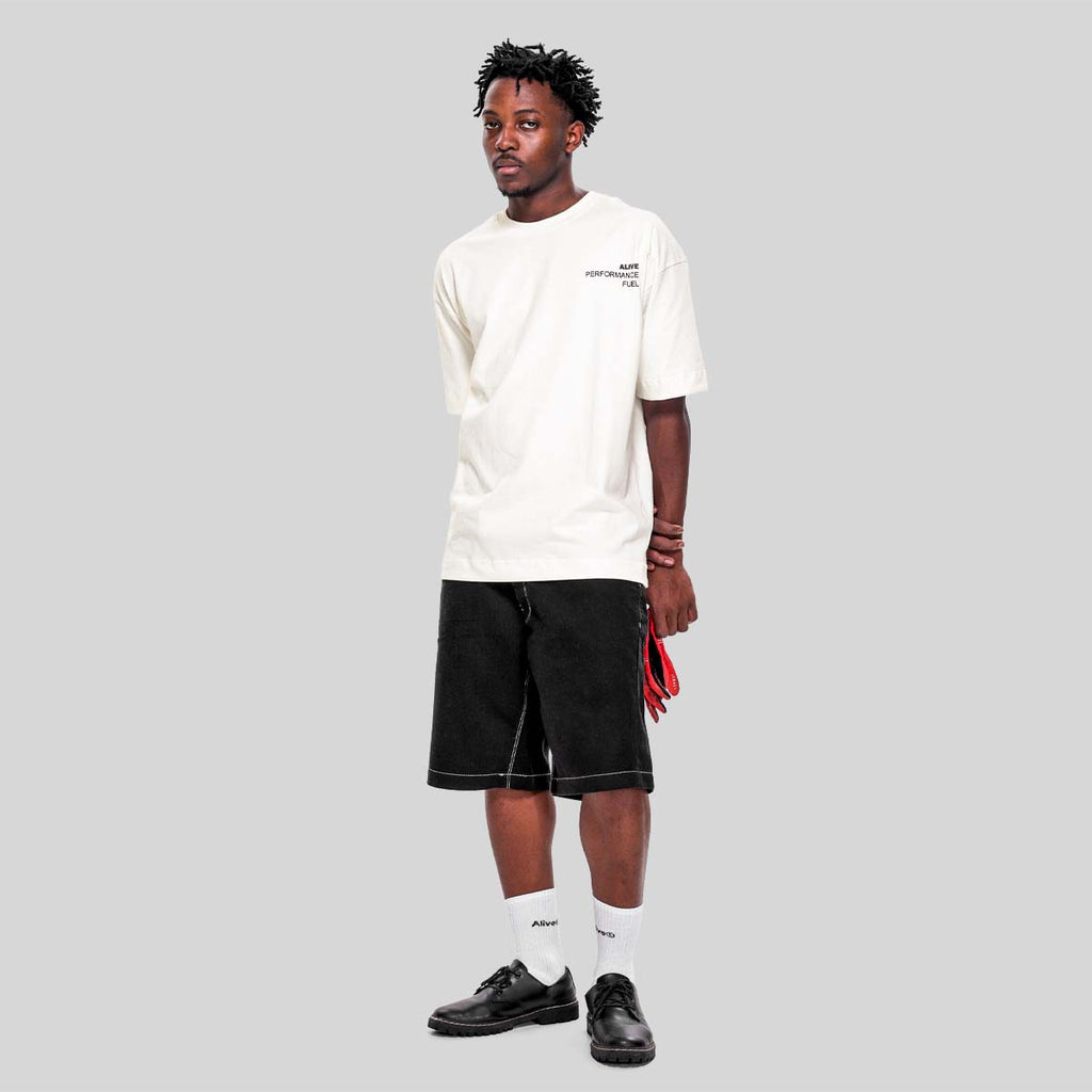 Camiseta Alive Oversized Fuel Off White - Texas