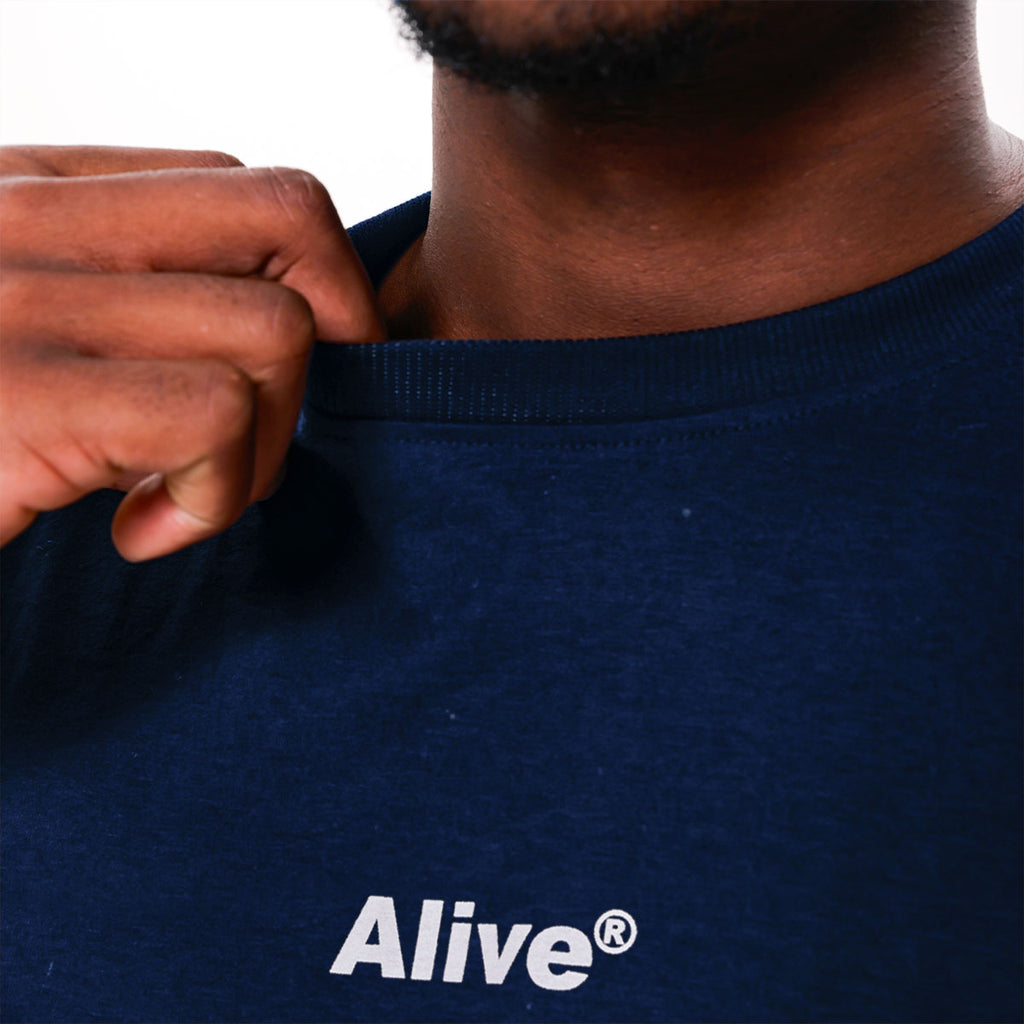 Camiseta Alive Clássica Basic Azul
