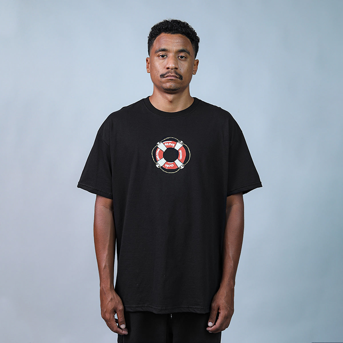 Camiseta Alive Floater Preto