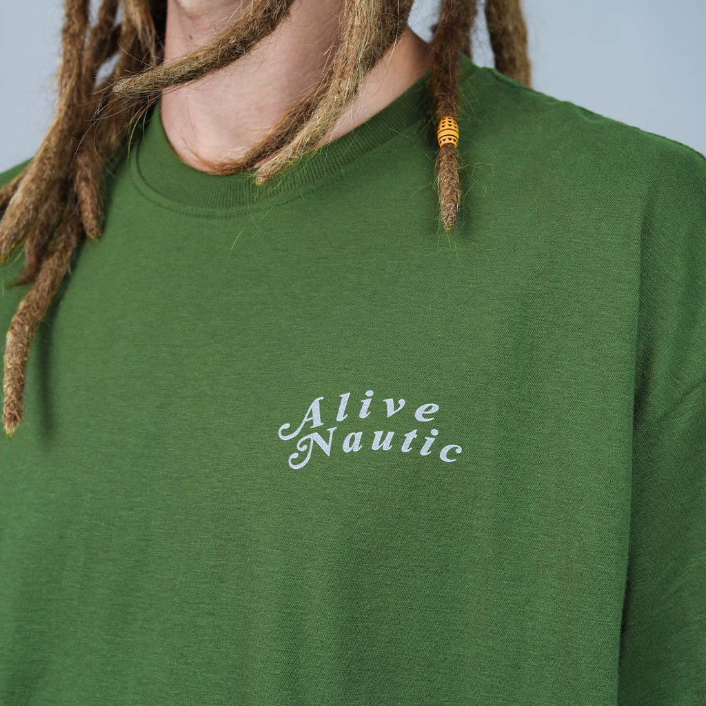 Camiseta Alive Map Verde Musgo