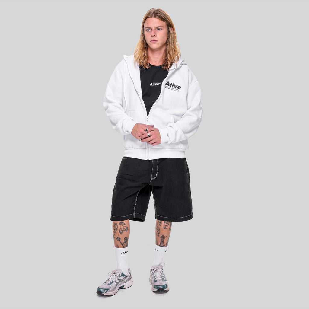 Casaco Alive Zipper Houston Branco - Texas