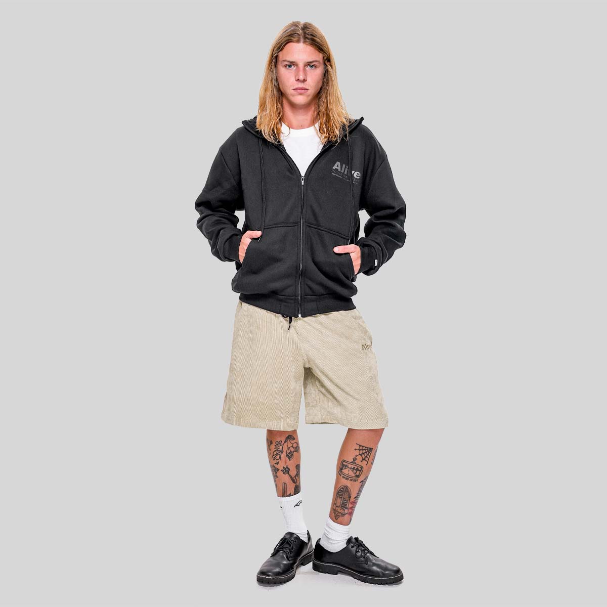 Casaco Alive Zipper Houston Preto - Texas