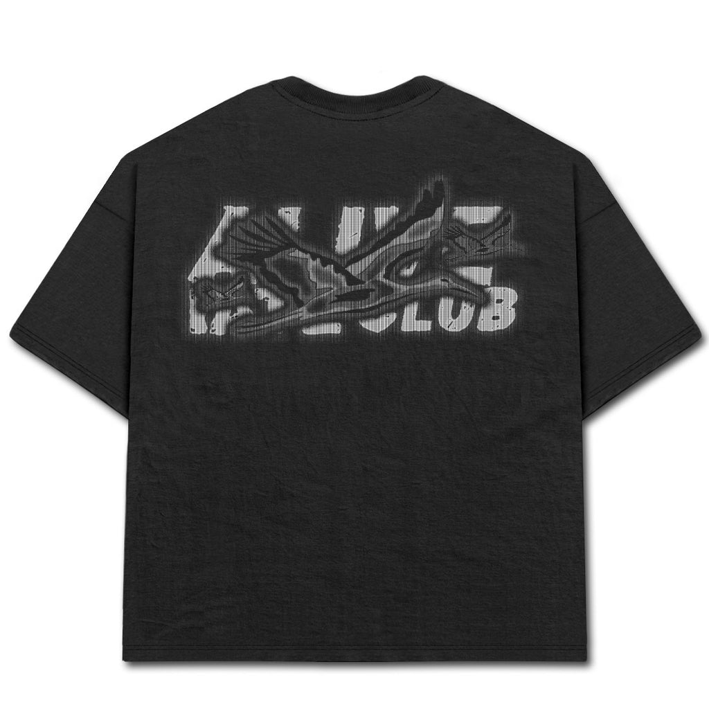 Camiseta Alive Oversized Essencial Club Preto