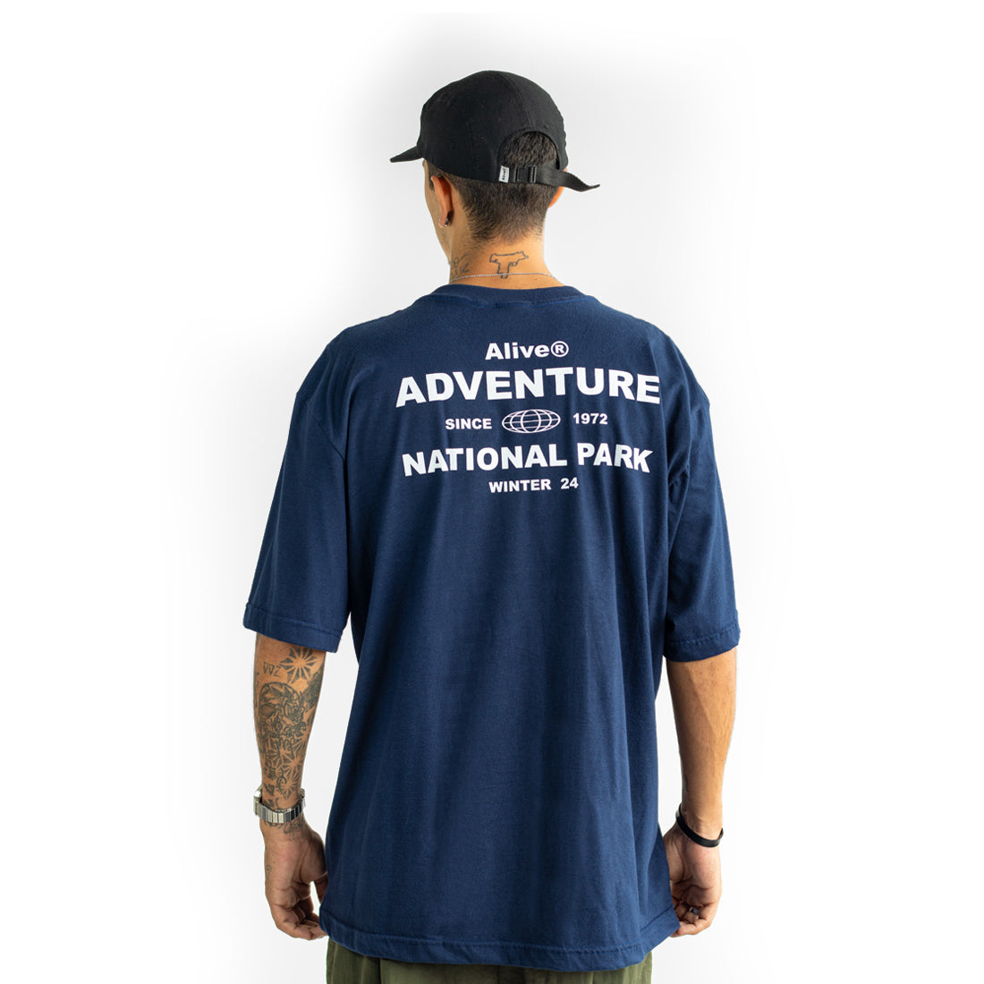 Camiseta Alive Adventure Azul