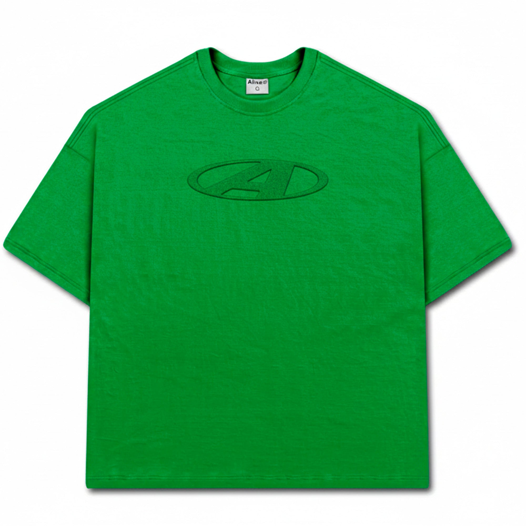 Camiseta Alive Oversized Emboss Verde