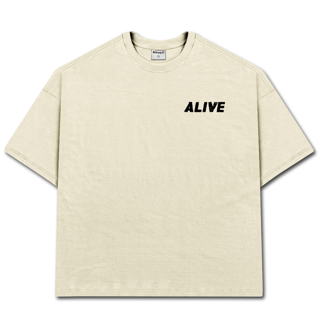 Camiseta Alive Oversized Essencial Club Off White