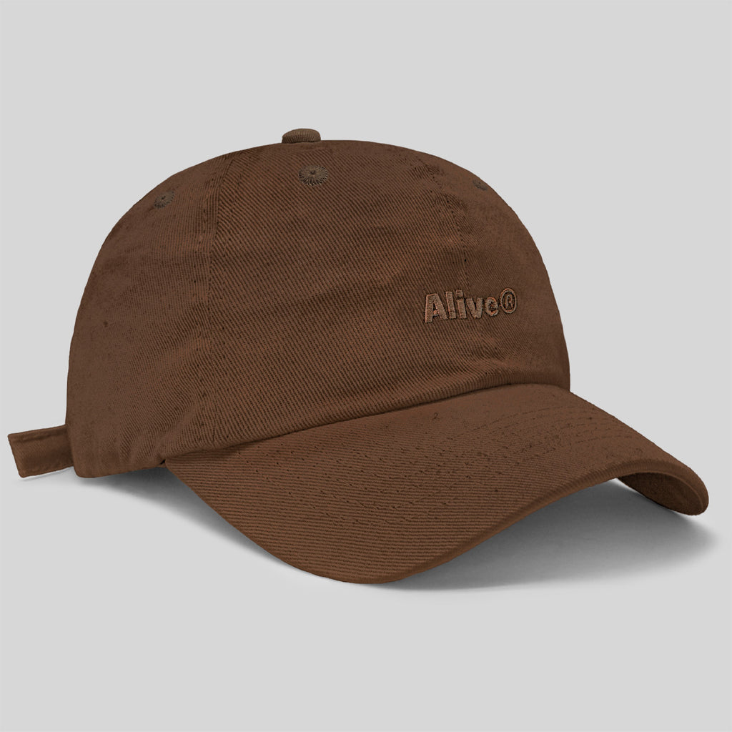 Boné Alive Dad Hat Logo Marrom Texas