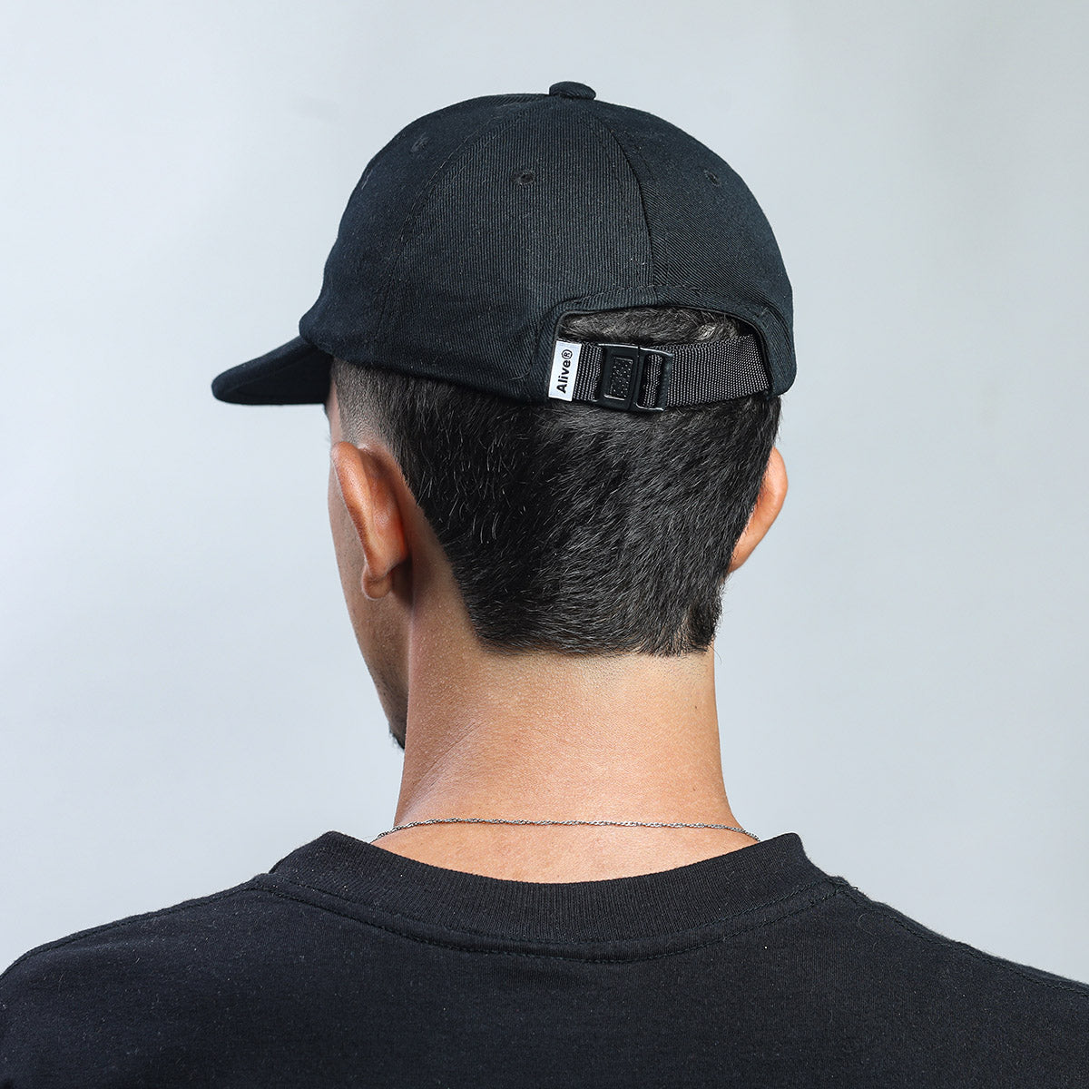 Boné Alive Six Panel Logo Preto
