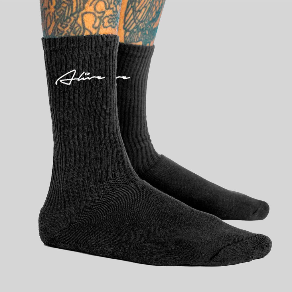 Meia Alive Rubric Preto