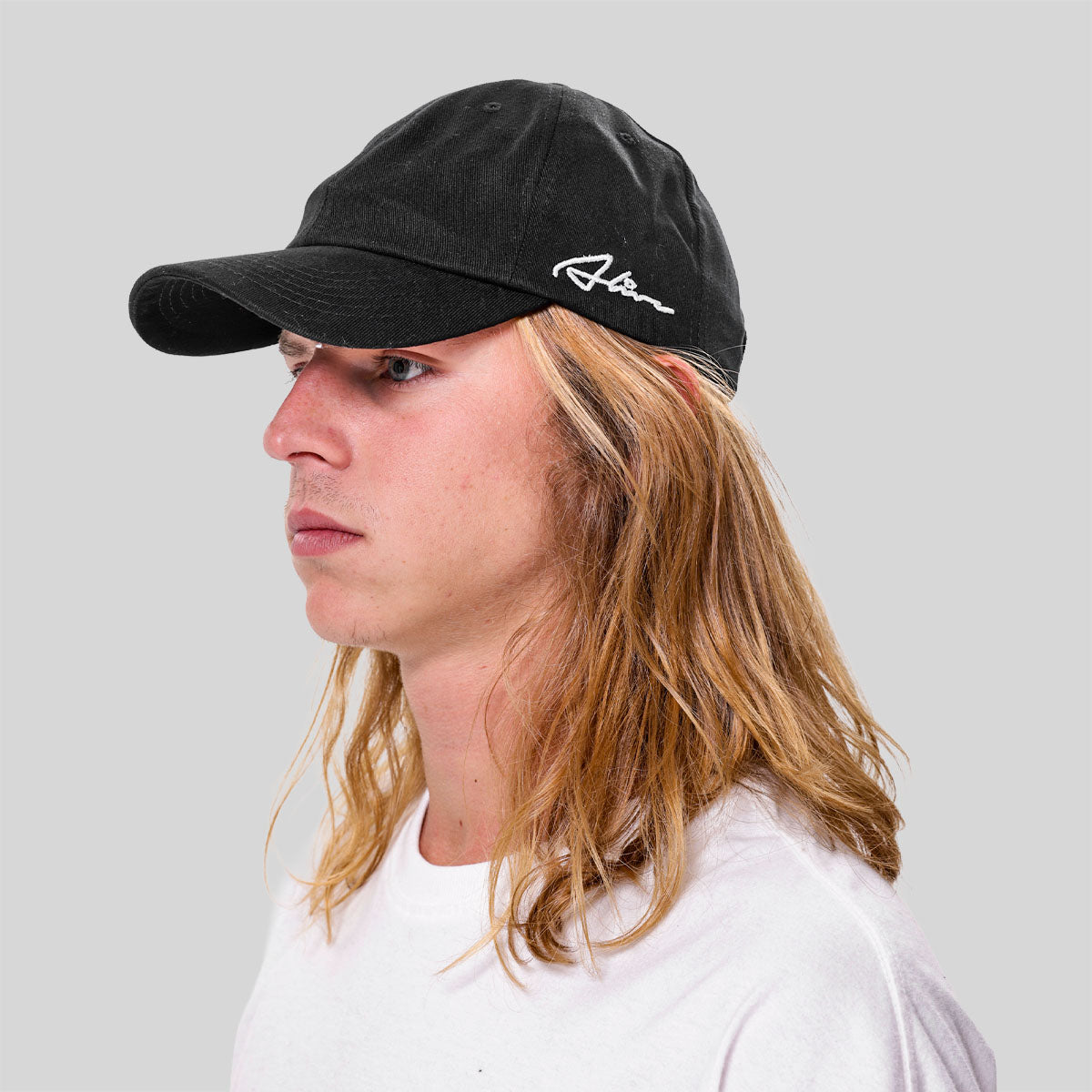 Boné Alive Dad Hat Side Rubric Preto Texas