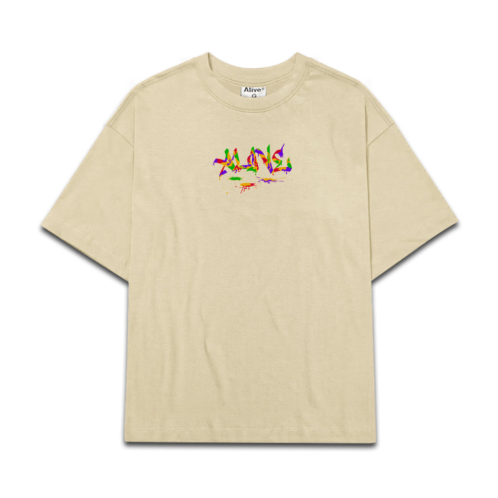 Camiseta Alive Clássica Ink Off White
