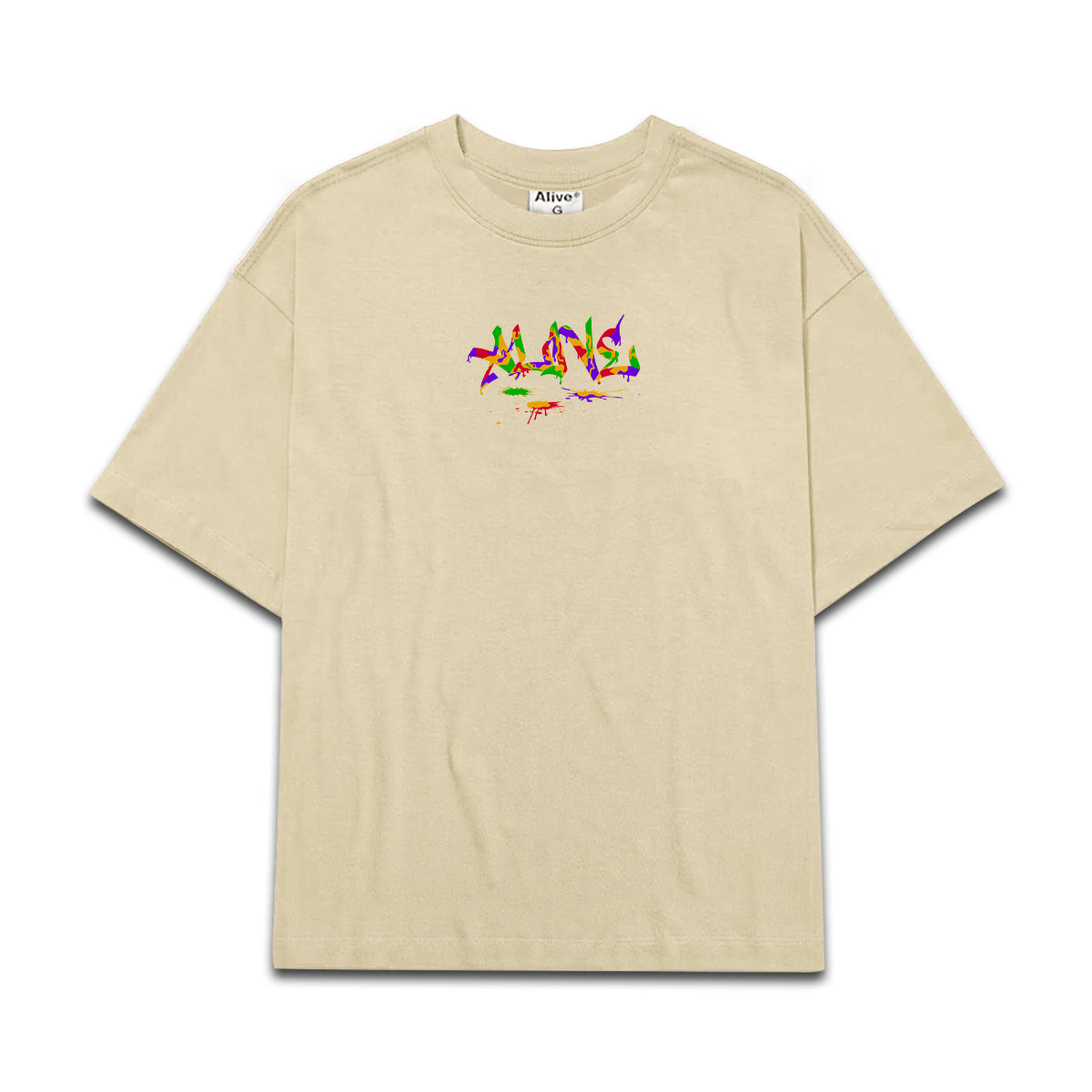 Camiseta Alive Clássica Ink Off White