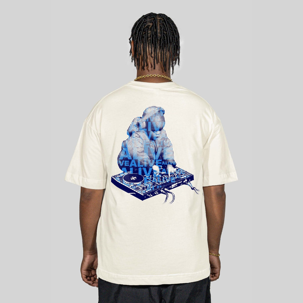 Camiseta Alive Oversized Kid Off White