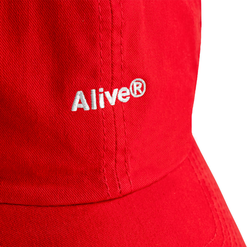 Boné Alive Strapback Vermelho Branco
