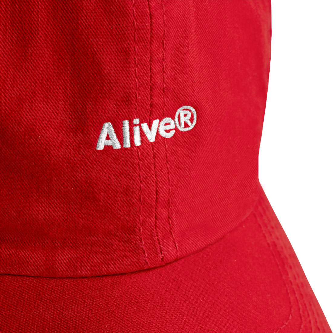 Boné Alive Strapback Vermelho Branco