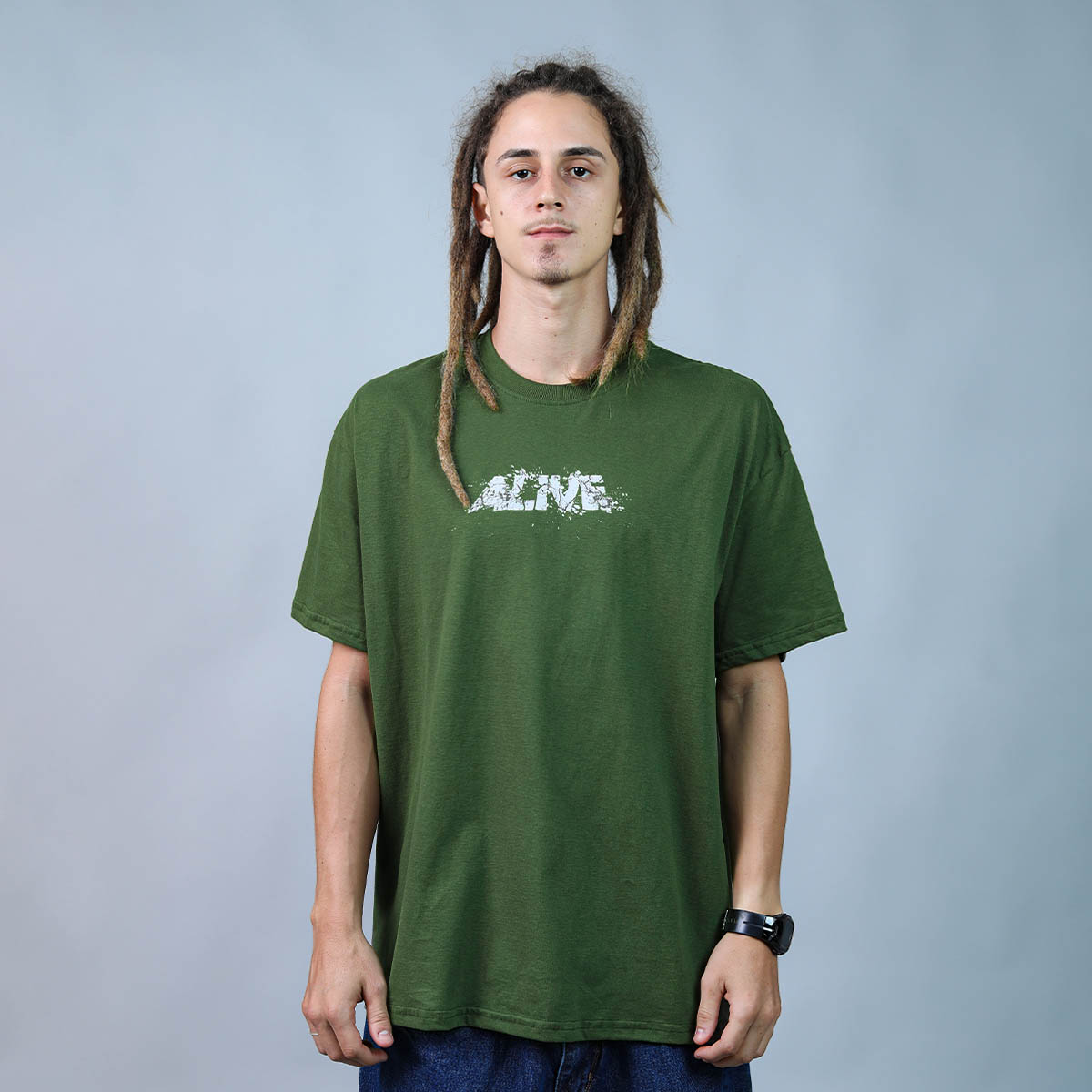 Camiseta Alive Destroyed Verde