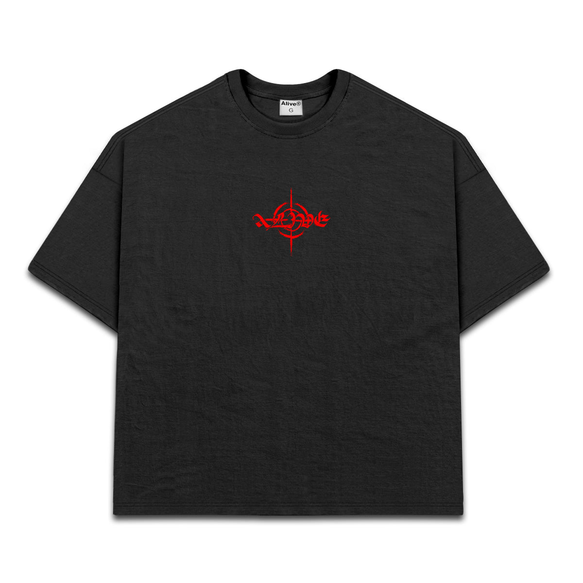 Camiseta Alive Oversized Dobermann Preto