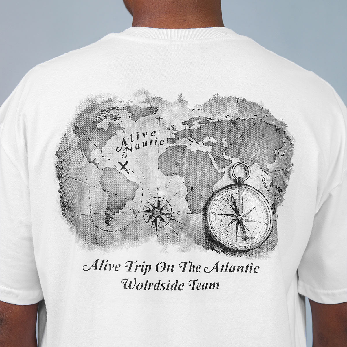 Camiseta Alive Map Branco