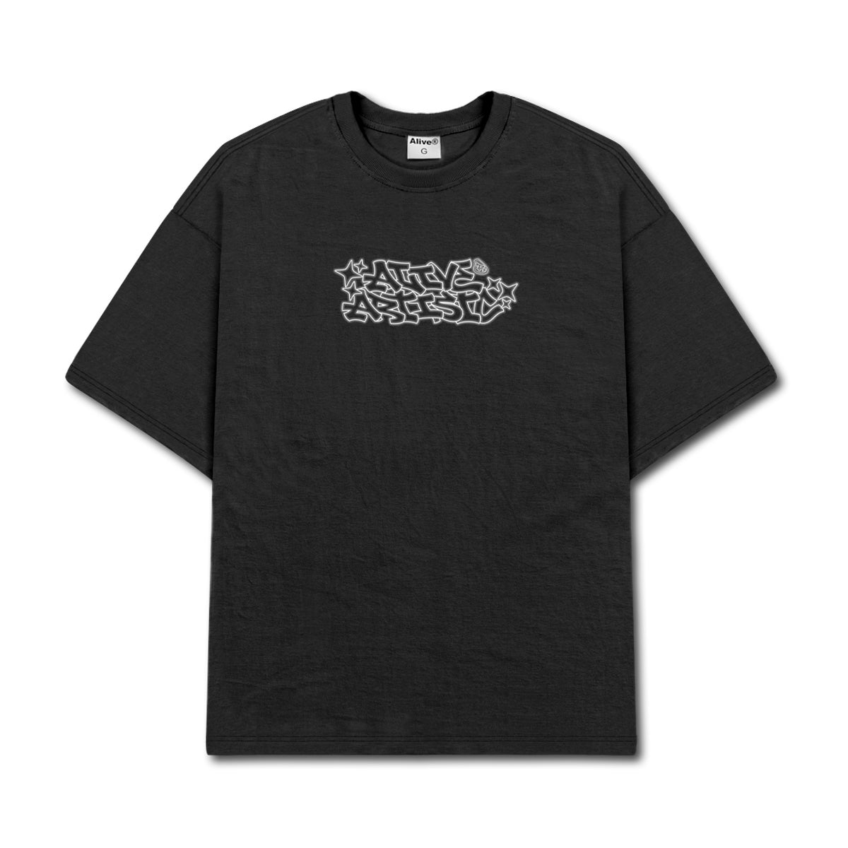 Camiseta Alive Clássica Artistic Preto