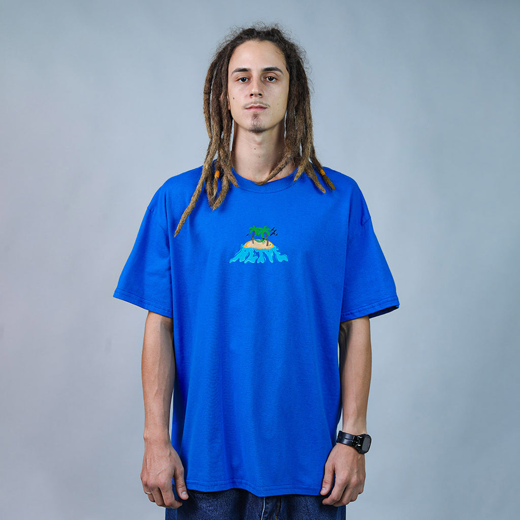 Camiseta Alive Island Azul Royal