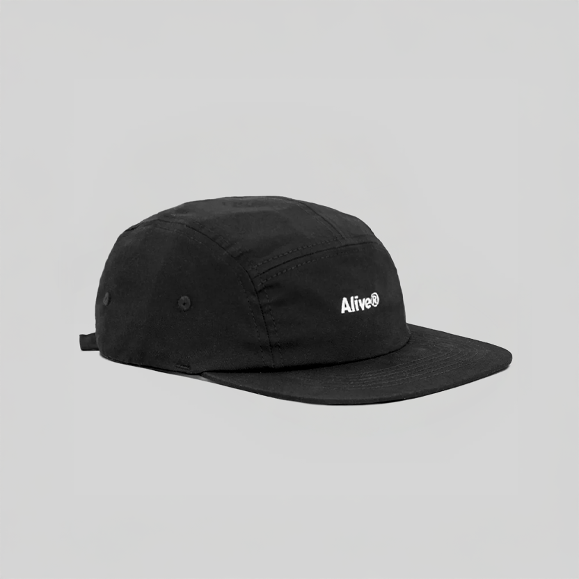 Boné Alive Five Panel Strapback Preto