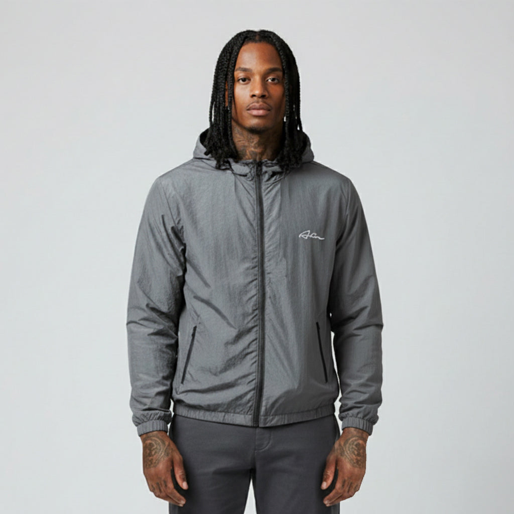 Jaqueta Corta Vento Alive Essencial Rubric Cinza