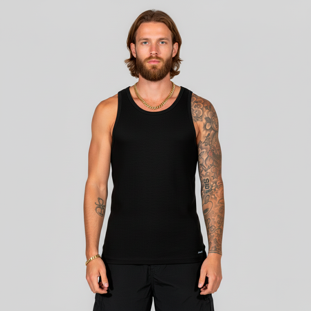 Regata Alive Tank Top Logo Preto